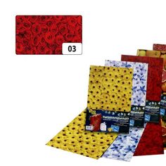 Транспарентная бумага Folia "Розы", 86103, 115 г.м², 50,5х70 см