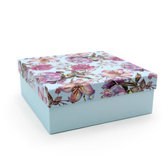 Коробка квадрат АЙРИС, 83599, мятный, 23*23*10 см, набор 3 шт
