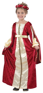 Карнавальный костюм для девочек Bristol цв. красный р. 140