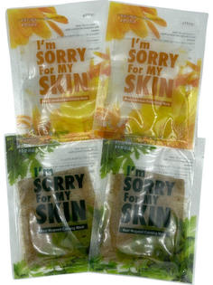 Маски для лица Im Sorry For My Skin Mugwort Calming + Calendula Revitalizing Mask по 2 шт