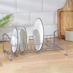 Сушилка для тарелок «Mini», одноярусная, хром, 35 x 21 x 12 см Вселенная порядка