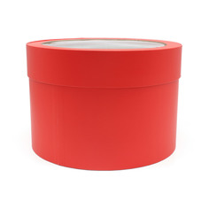 Коробка с прозрачной крышкой АЙРИС, красный, 22,5*15 см