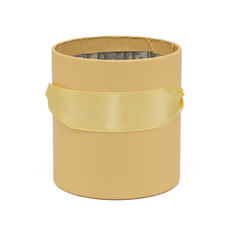 Шляпная коробка без крышки АЙРИС, персик, 8*9 см