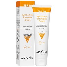 Солнцезащитный крем для лица ARAVIA Professional, Age Control SPF 50, 100 мл