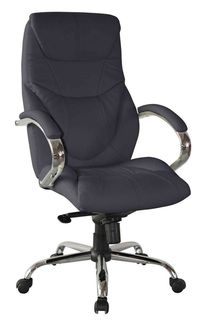 Кресло руководителя Vegard/Экокожа черная Хорошие кресла