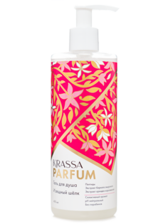 Гель для душа KRASSA PARFUM Изящный шёлк, 400 мл