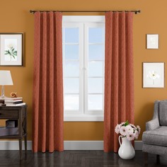 Штора классическая Eleganta ena663603 140x270 см терракотовая
