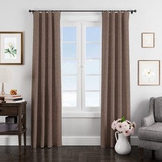 Штора классическая Eleganta ena664562 200x270 см коричневая 664562