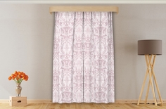 Штора классическая Eleganta ena663812 150x270 см розовая