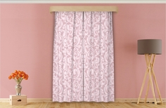 Штора классическая Eleganta ena663905 140x270 см брусника 663905