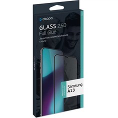 Защитное стекло для смартфона 2.5D для Samsung Galaxy A13, Full Glue (62878) Deppa
