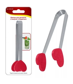 Щипцы для десертов и закусок " Сердечки" МультиДом