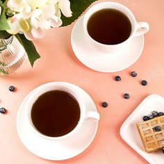 Набор из 2 чайных пар (310 мл) Маршмеллоу 0530261-Н2 Nouvelle