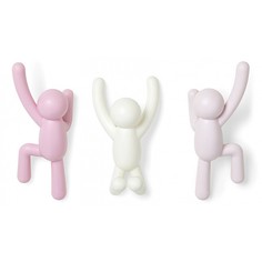 Набор из 3 крючков декоративных Buddy 318165-1207 Umbra