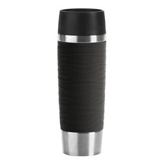 Термокружка Emsa Travel Mug Waves Grande N2011900 0,5 л, черная