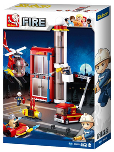 Конструктор Sluban Пожарная станция 425 детали M38-B0628