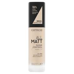 Тональная основа CATRICE All Matt Shine Control Make Up 002 N Neutral Ivory