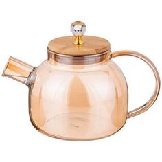 Чайник заварочный Agness "Amber"1000 мл, янтарный (889-117)