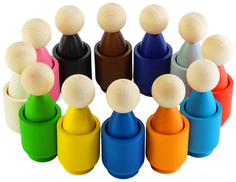 Сортер Уланик Гномики в стаканчиках SGS01C1204U 12 элементов