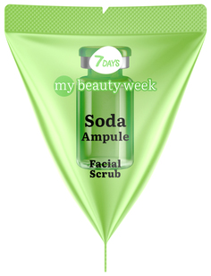 Скраб для лица 7Days MBW Soda очищающий, 7 г
