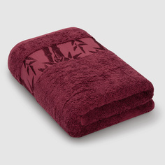 Полотенце Ecotex Бамбук 41x70 бордовый Cabernet