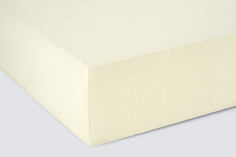 Простынь Ecotex на резинке Ecotex 90x200x20 трикотажная цвет молочный