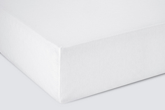 Простынь Ecotex на резинке Ecotex 160x200x20 трикотажная цвет белый