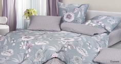 Комплект постельного белья Ecotex Гармоника Евро с резинкой 180 Плиния