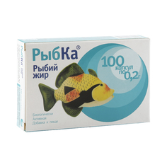 Рыбий жир Рыбка капсулы 0,2 г 100 шт. Bagira