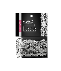 Дизайн для ногтей RuNail кружево 1489, 5 см