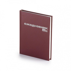 Ежедневник Альт Бумвинил 3-030/1 недатированный А6 110х146 мм бордовый 256 стр