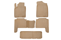 Коврики в салон INFINITI QX56 2004-, 5 шт. (полиуретан, бежевые) Element