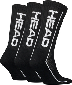 Комплект носков мужских Head Performance Crew 3P Unisex черных 39-42