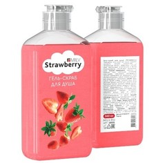 Гель-скраб для душа Milv, Strawberry, 340 мл