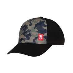 Бейсболка мужская CCM Camo Structured Flex Cap Sr Black S/M черная р.56
