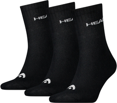 Комплект носков мужских Head Short Crew 3P Unisex черных 43-46