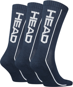Комплект носков мужских Head Performance Crew 3P Unisex синих 43-46