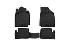 Коврики в салон NISSAN Micra 2005-, 4 шт. (полиуретан) Element