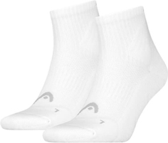 Комплект носков мужских Head Match Quarter Unisex 2P белых 39-42