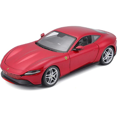 Машинка Bburago металлическая Ferrari Roma, 1:24, красная 18-26029