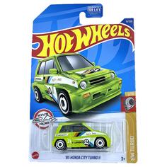 Базовая машинка Hot Wheels 85 Honda City Turbo II зеленая C4982/HCV25