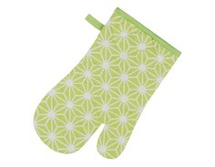 Варежка-прихватка «Абстракция зеленая» рогожка наб. 18х30 см Guten Morgen ВР-абз-18-30