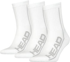 Комплект носков мужских Head Performance Short Crew 3P Unisex белых 43-46