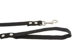 Поводок для собак Каскад брезентовый со стальным карабином , 20 мм х 5 м