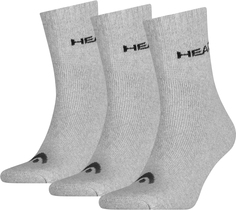 Комплект носков мужских Head Short Crew 3P Unisex серых 43-46