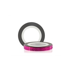 Самоклеющаяся лента RuNail для дизайна ногтей, розовая №2519, 20 м