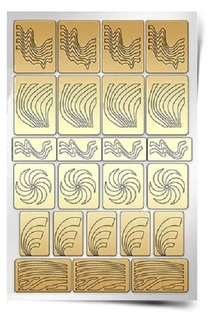 Трафарет для дизайна ногтей Trafaretto Иллюзия