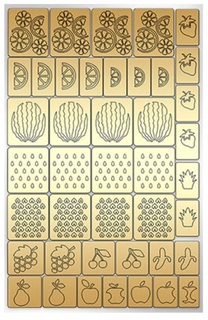Трафарет для дизайна ногтей Trafaretto Фруктовый сад