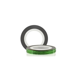 Самоклеющаяся лента RuNail для дизайна ногтей, зеленая №2522, 20 м