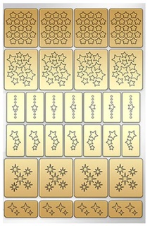 Трафарет для дизайна ногтей Trafaretto Звезды